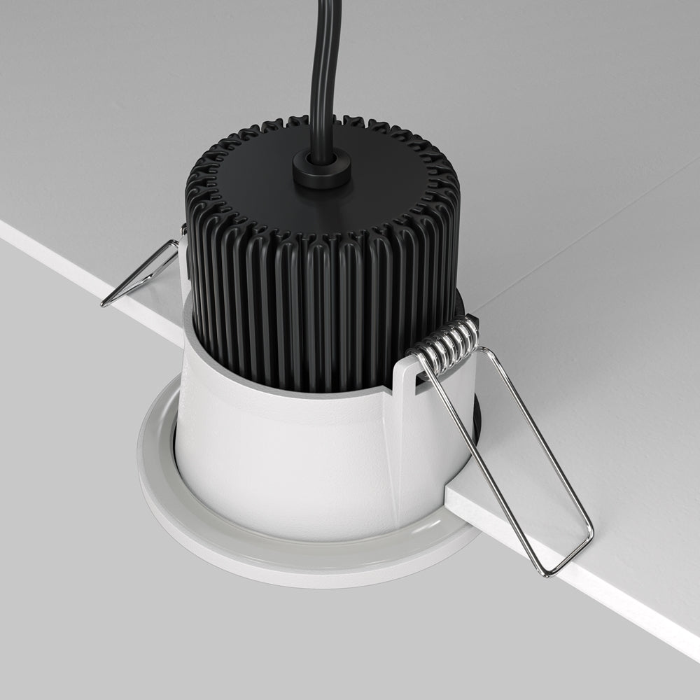 Maytoni Zoom LED 60° ugradbeni kružni downlight, bijeli
