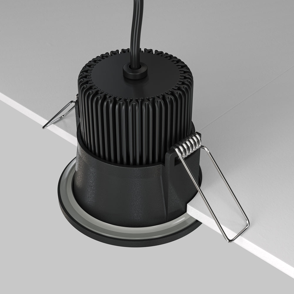 Maytoni Zoom LED 60° ugradbeni kružni usmjereni reflektor, crni