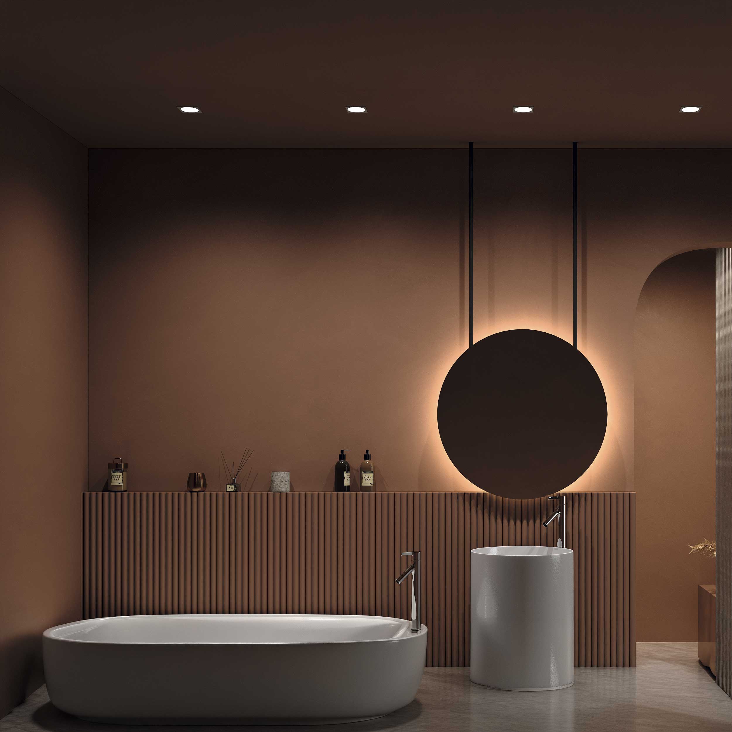 Maytoni Zoom LED 60° ugradbeni kružni usmjereni reflektor, crni