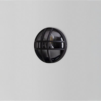 Nova Luce Amel E27 nástěnné kulaté svítidlo IP65