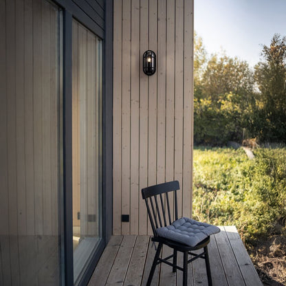 Nova Luce Amel E27 nástěnné oválové svítidlo IP65