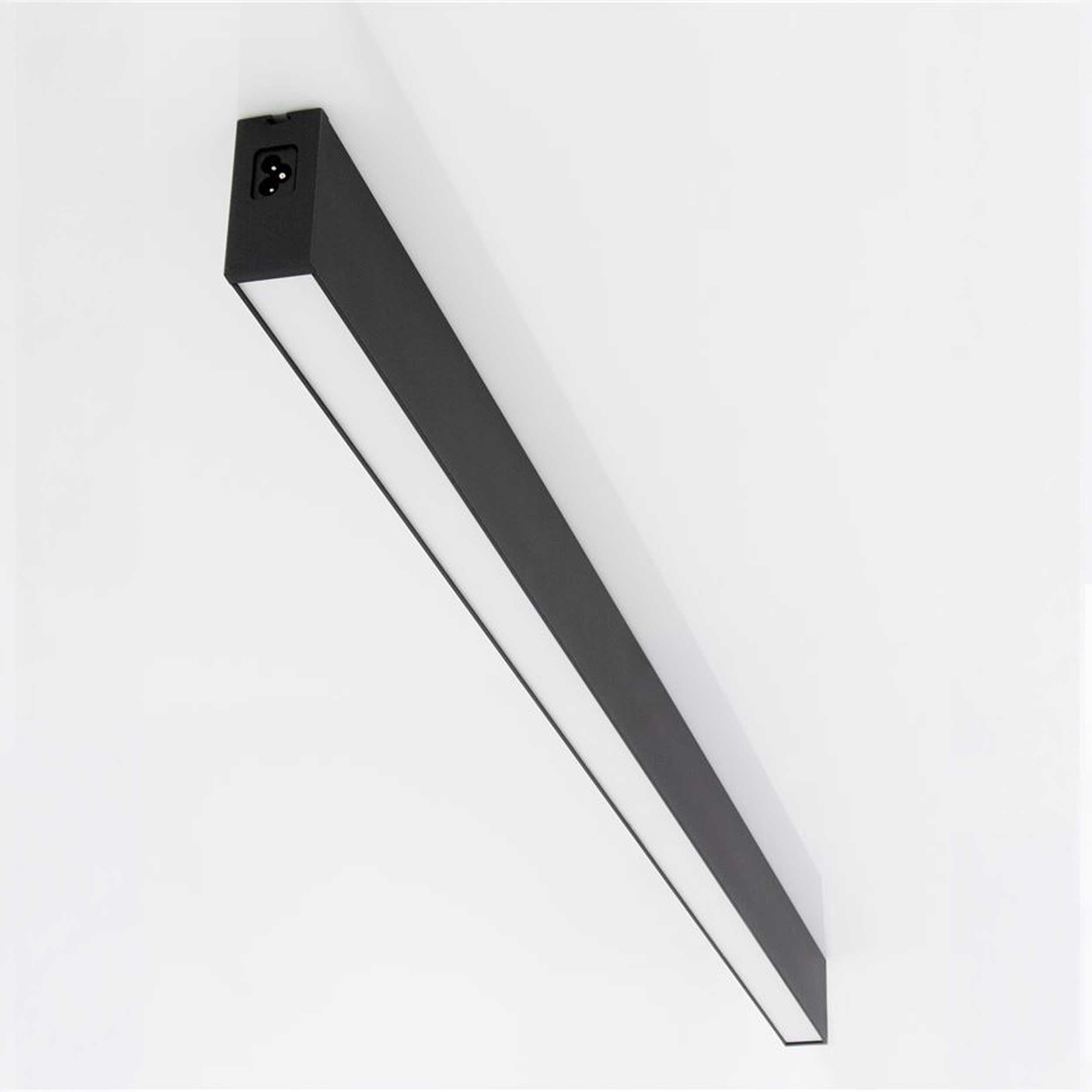 Nova Luce Lina Opal LED linearna površinska stropna svjetiljka, poveziva