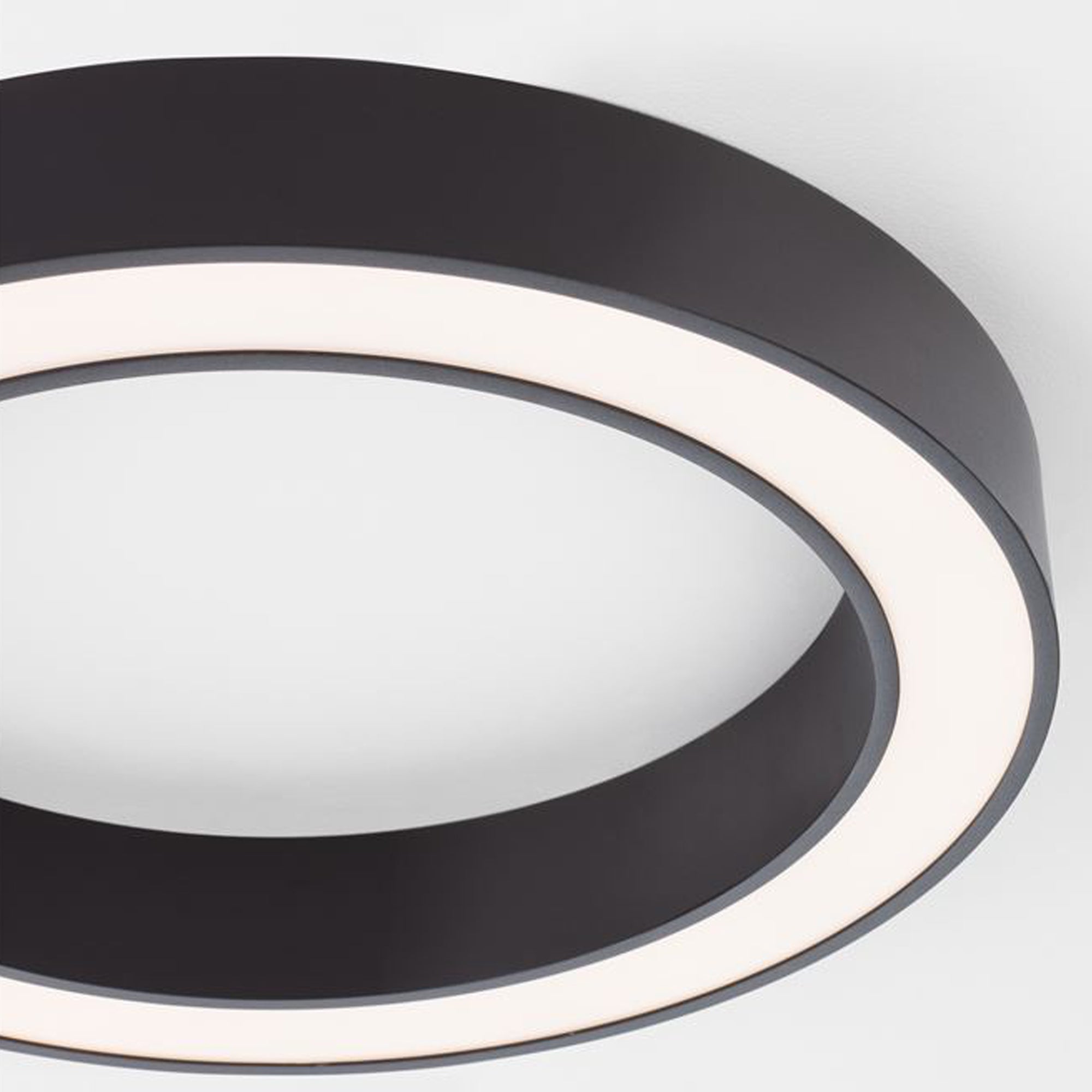 Nova Luce Morbido LED kruhové přisazené svítidlo CCT s ovladačem + app