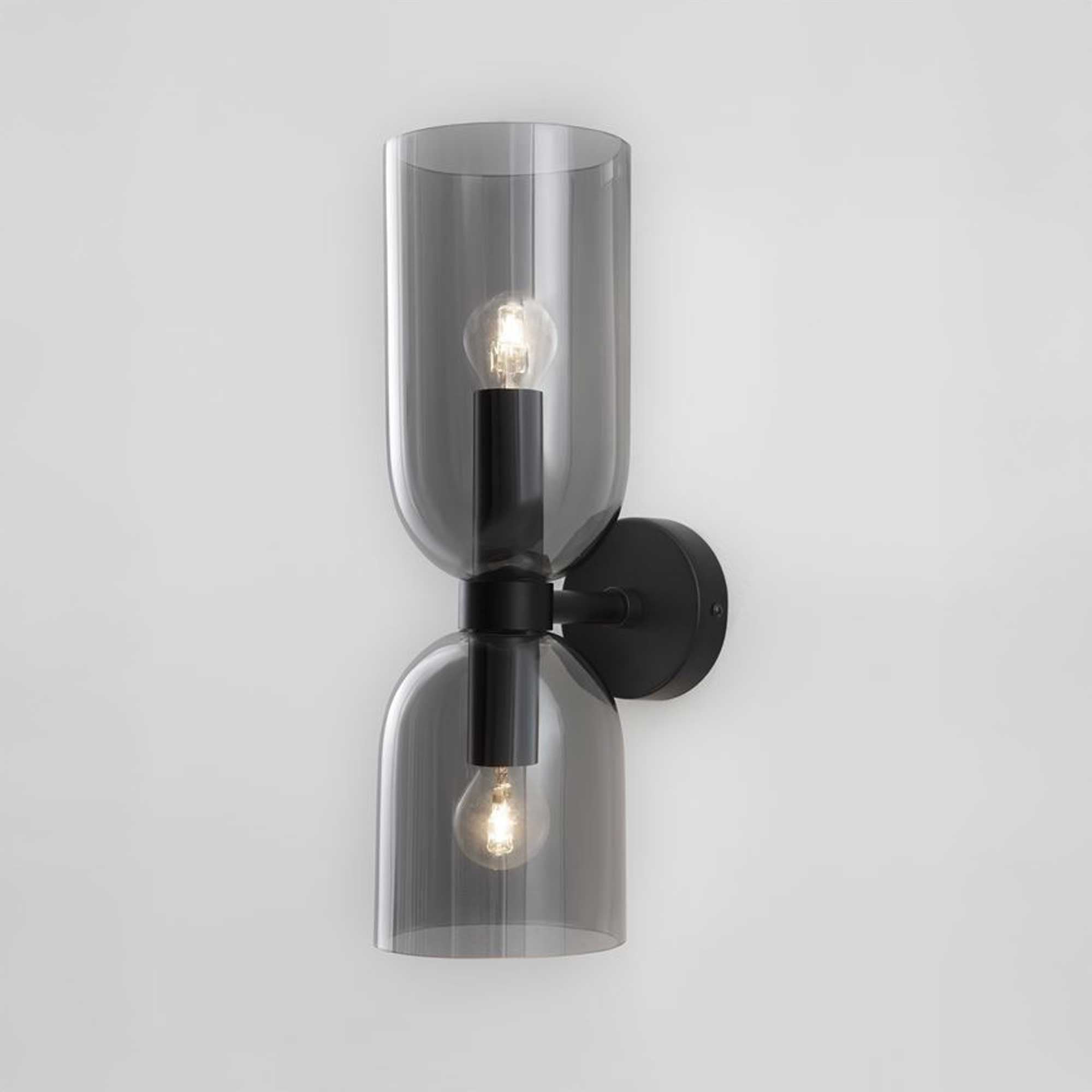 Nova Luce Palmer E27 staklena zidna svjetiljka