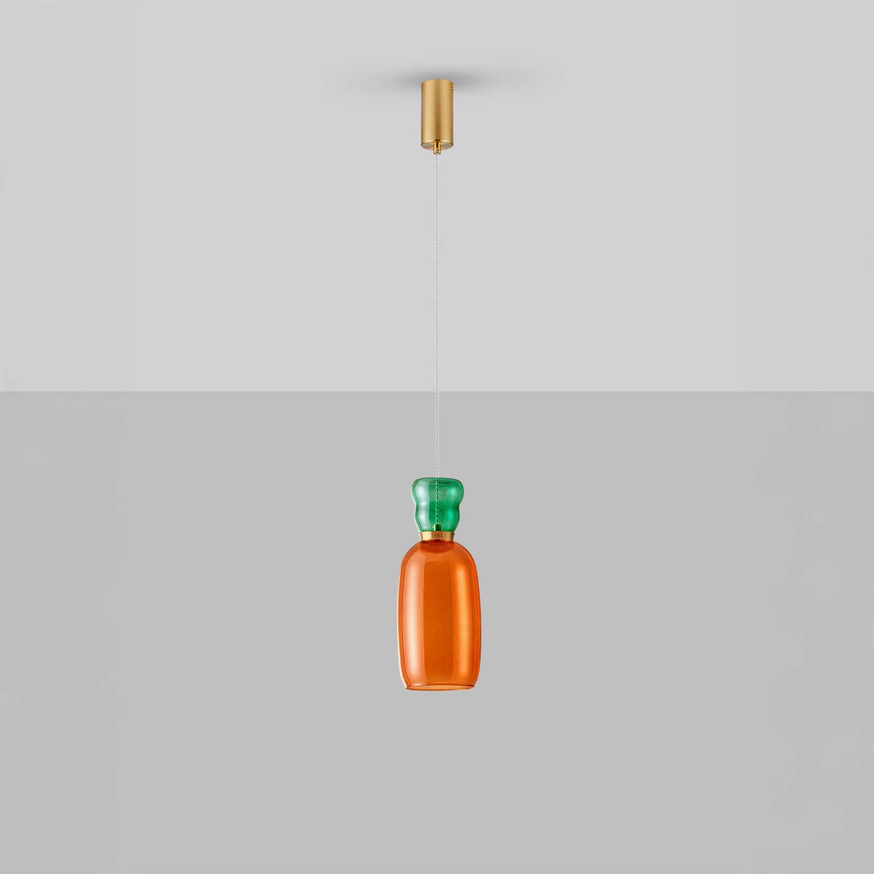 Nova Luce Pluma LED skleněné závěsné svítidlo