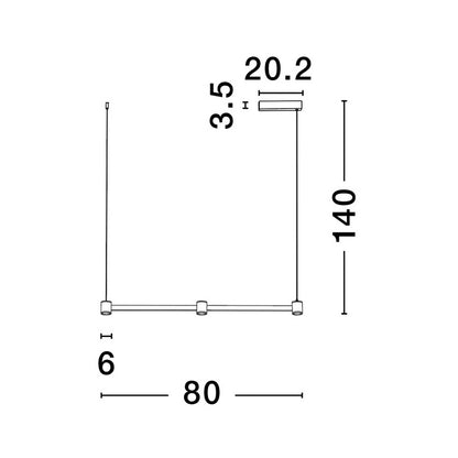 Nova Luce Puize LED závěsné svítidlo