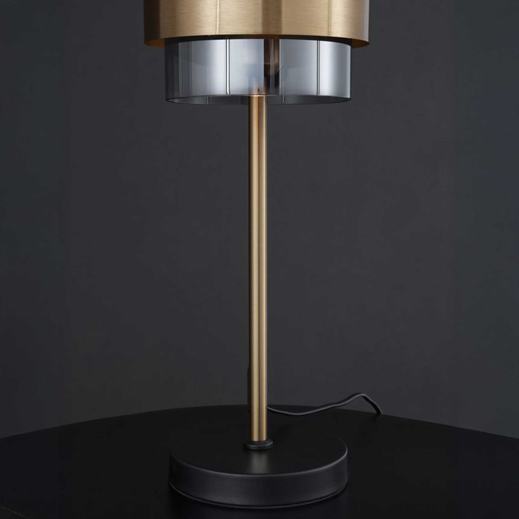 Nova Luce Sianna E27 staklena stolna lampa