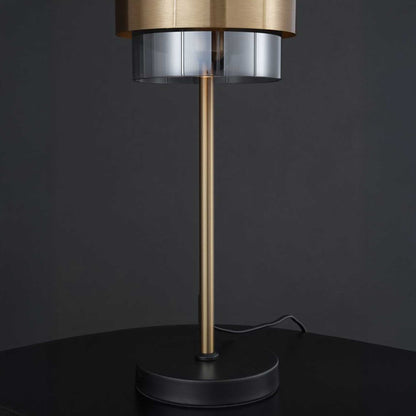 Nova Luce Sianna E27 staklena stolna lampa