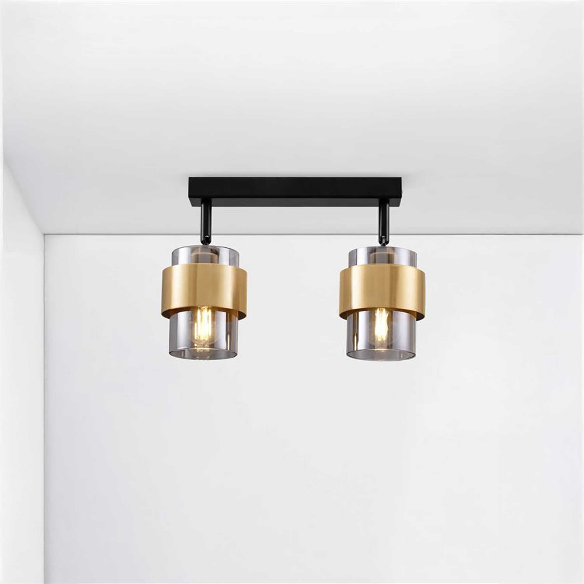 Nova Luce Sianna E27 staklena stropna svjetiljka