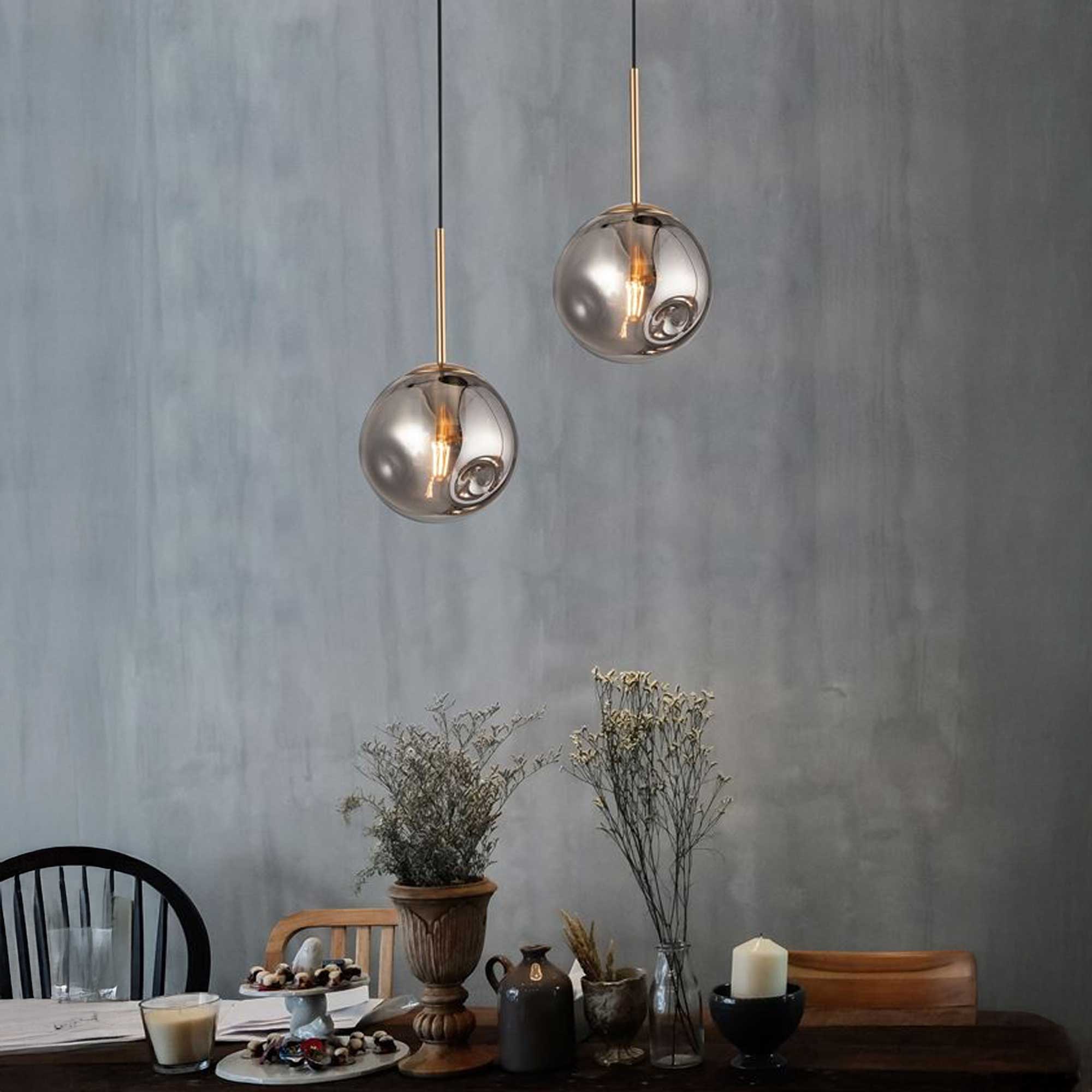 Nova Luce Spada E27 skleněné závěsné svítidlo