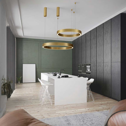 Nova Luce Sting LED kruhové závěsné svítidlo stmívatelné