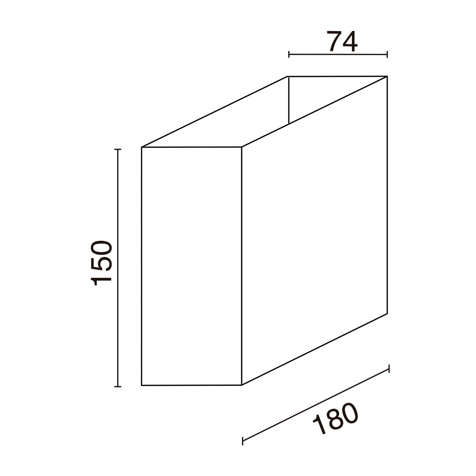 Dopo Beam 180 up/down LED površinski montirano svjetlo IP65