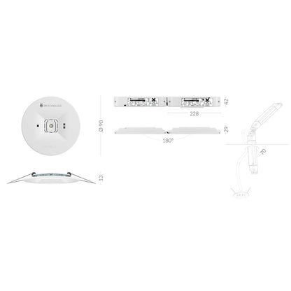 TM.ONTEC C M1 60 NM ST antipanické nouzové zápustné osvětlení