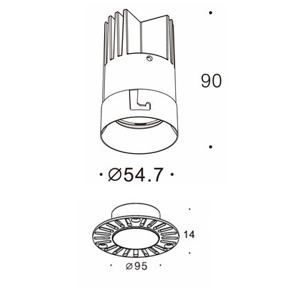Orvo L LED trimless zápustné svítidlo Ra>90