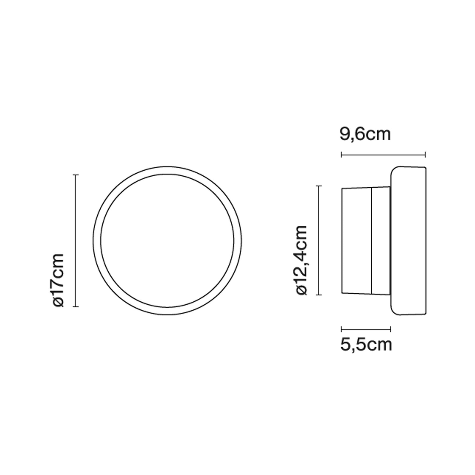 Marset Roc Plus LED zidna svjetiljka