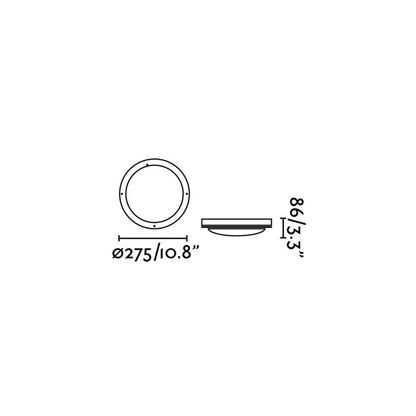 Faro Yen E27 površinski montirani vanjski svjetiljka IP54