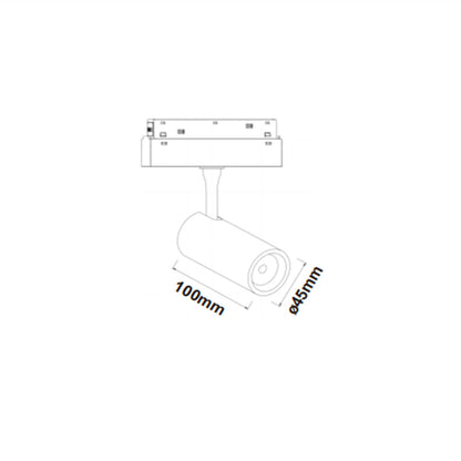 Magneto LED svítidlo pro 48V lištu