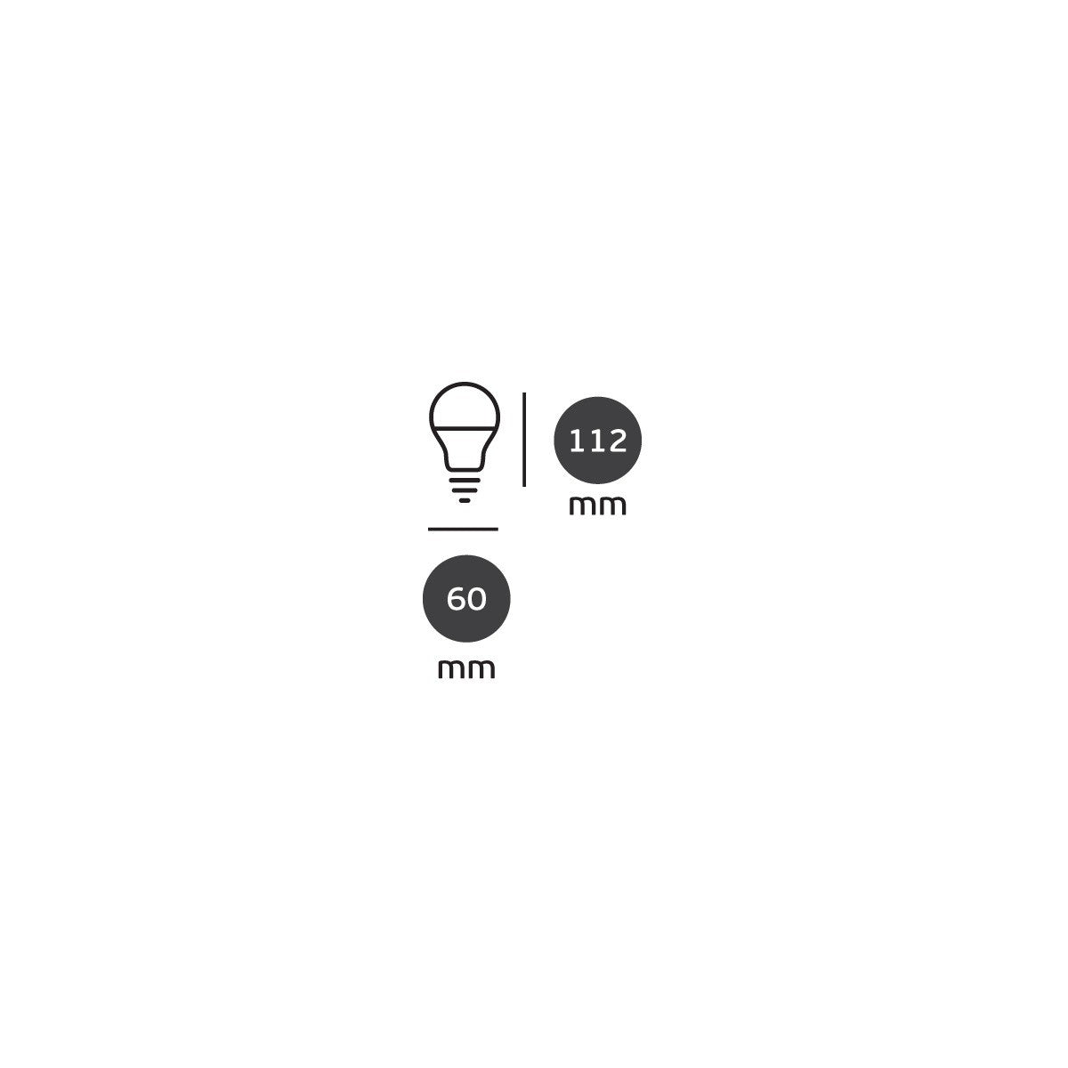 VK Light Classic Plastic E27 LED žarulja, 1050 lm, ø60, 11 W