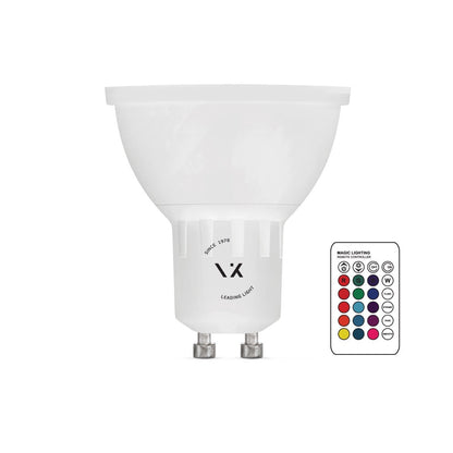 VK Light RGB GU10 3W prigušiva LED žarulja