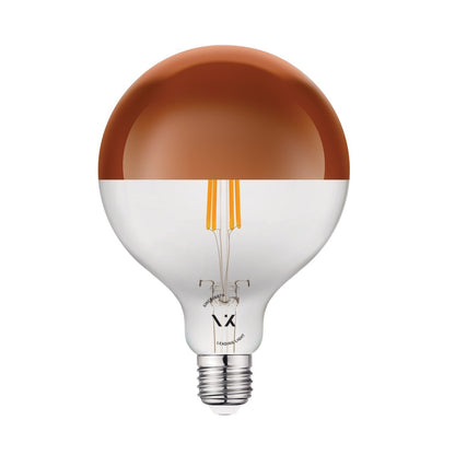 VK Light Globo Filament Pink Copper LED žarulja, E27, ø125, 2700K, 7W, dimabilna