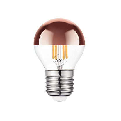 VK Light Mini Globe Filament Pink Copper E27 2700K 4,5W prigušiva LED žarulja