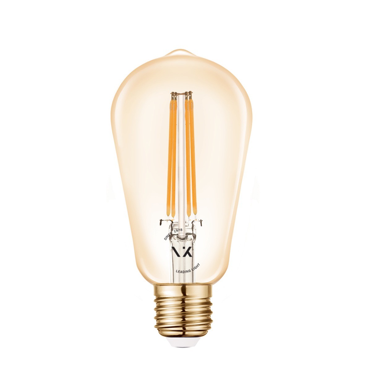 VK Light Filament Amber E27 prigušiva LED žarulja