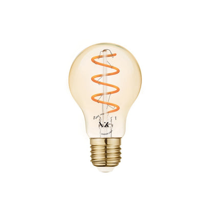 VK Light spiralna žarulja s filamentom, jantarena A60 E27 2200K 4,5W, dimabilna LED žarulja