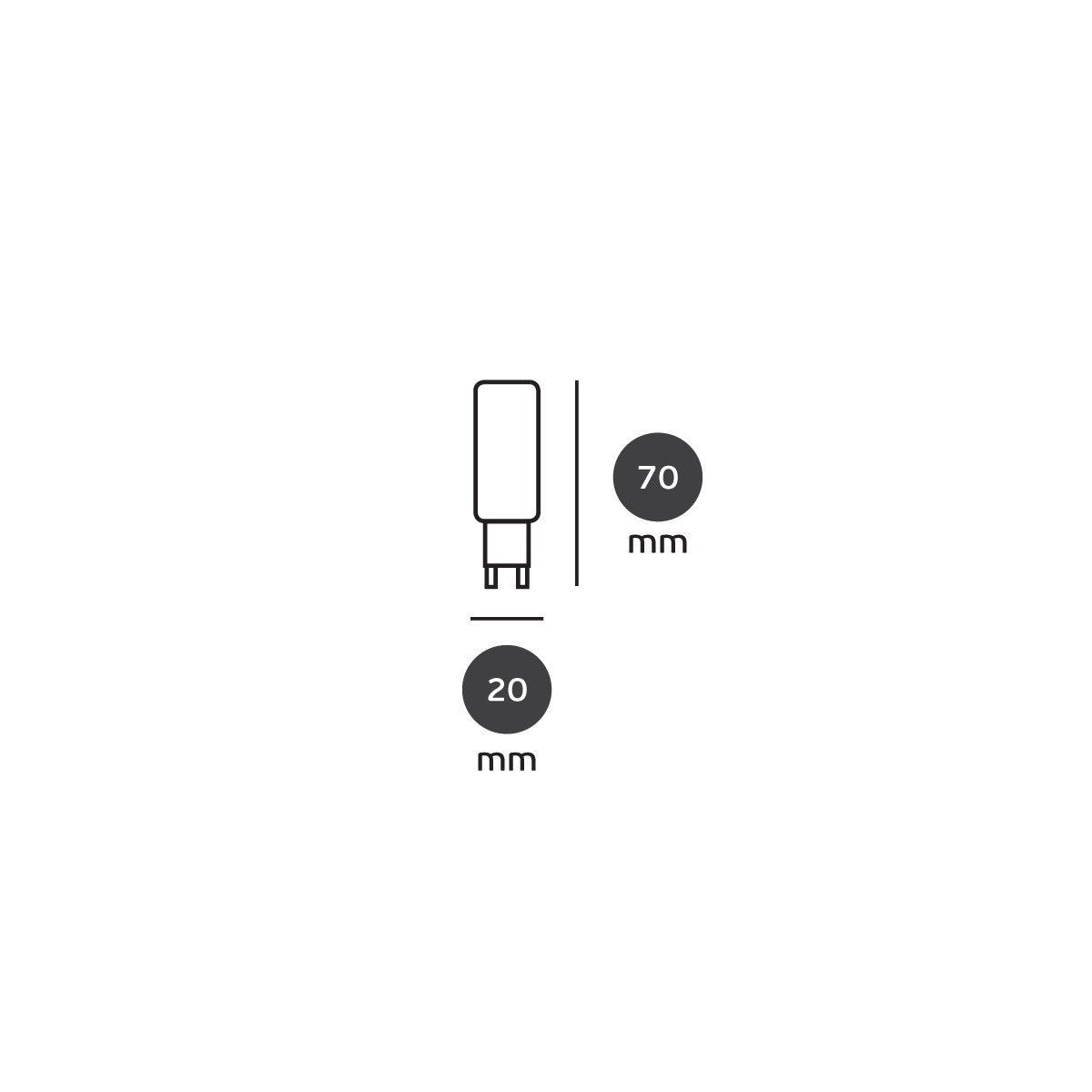 VK Light G9 240V 8W LED žarulja