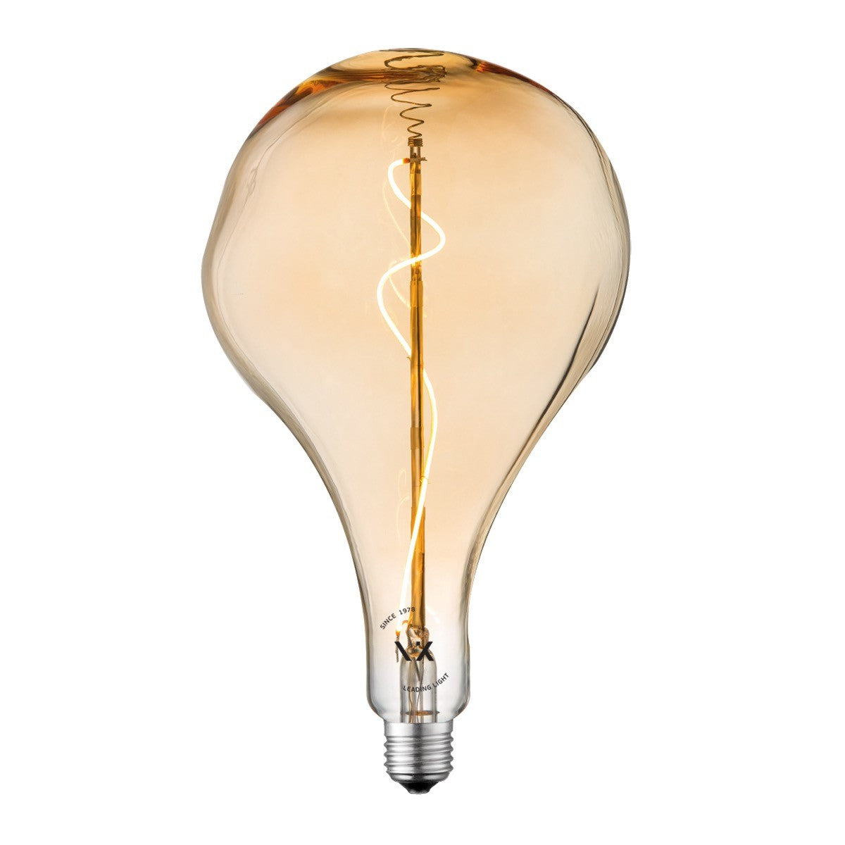 VK Light spiralna žarulja sa žarnom niti, jantar E27 2200K 3W, dimabilna LED žarulja