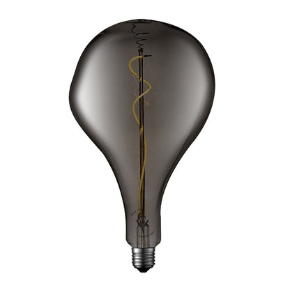 VK Light spiralna žarulja s tamnosivim filamentom E27 2200K 3W, dimabilna LED žarulja