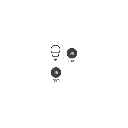 VK Light Mini Globe plastična E27 LED žarulja, 810 lm, ø45, 9 W, dimabilna