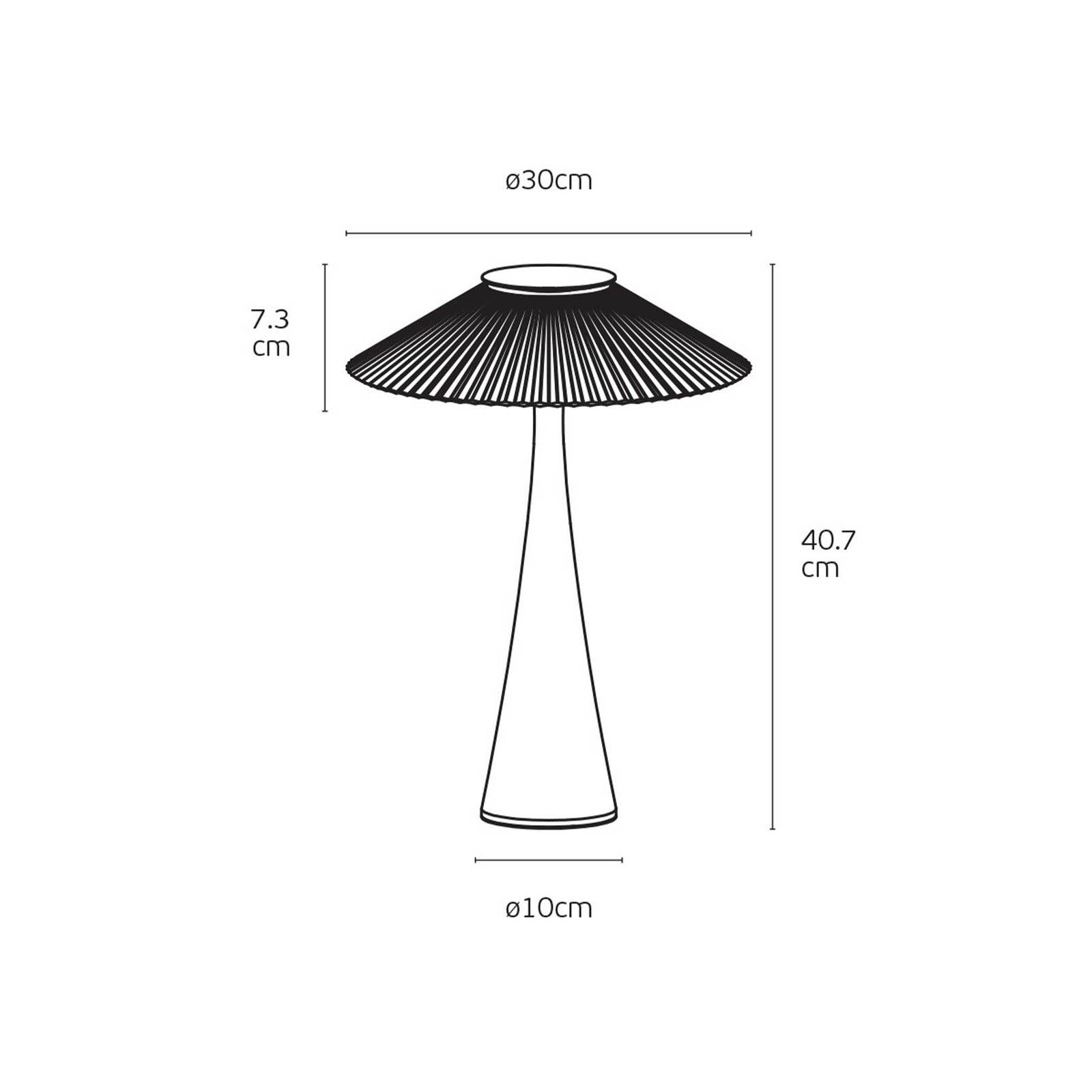 VK Light Amelie LED stolna lampa