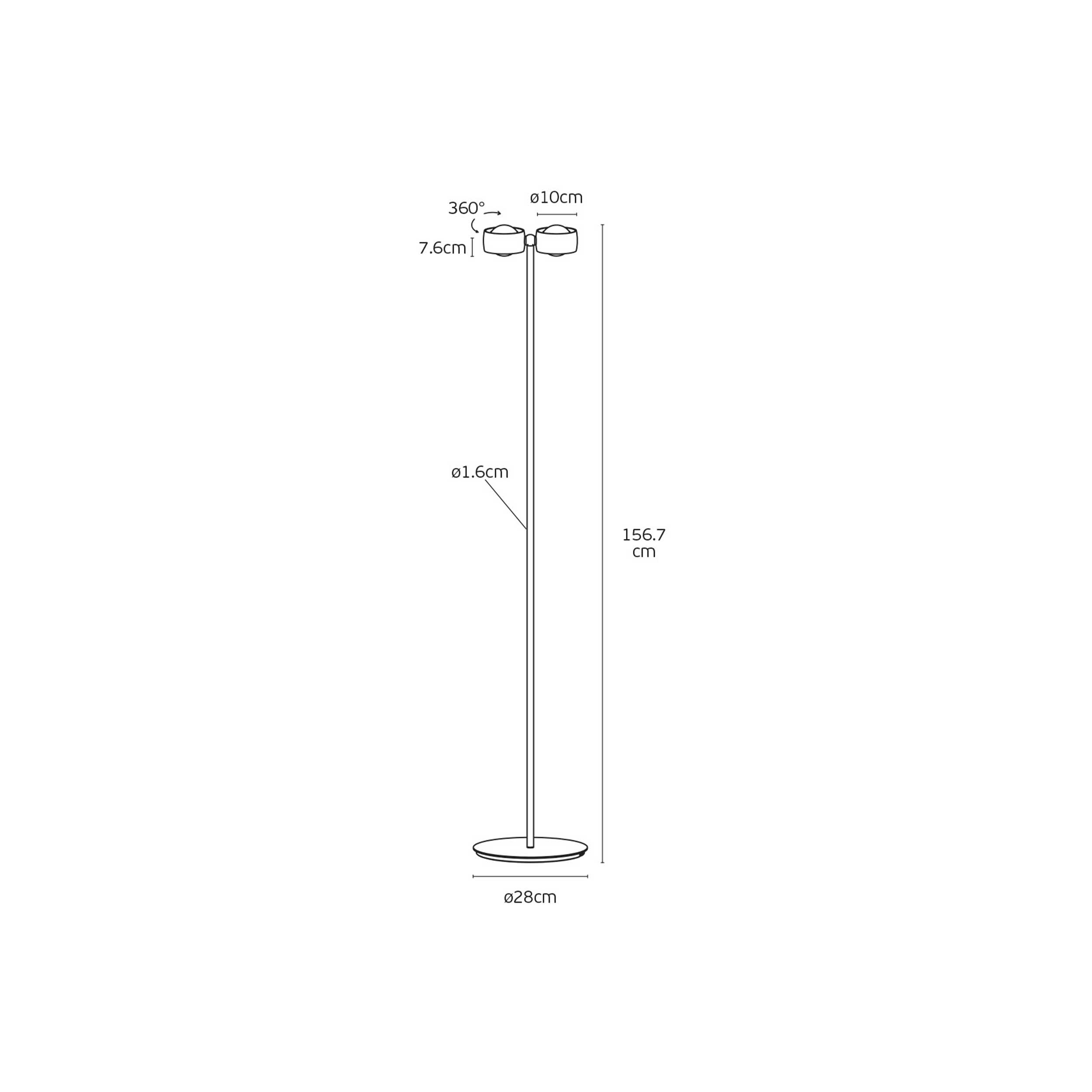 VK Light Aura LED podna lampa