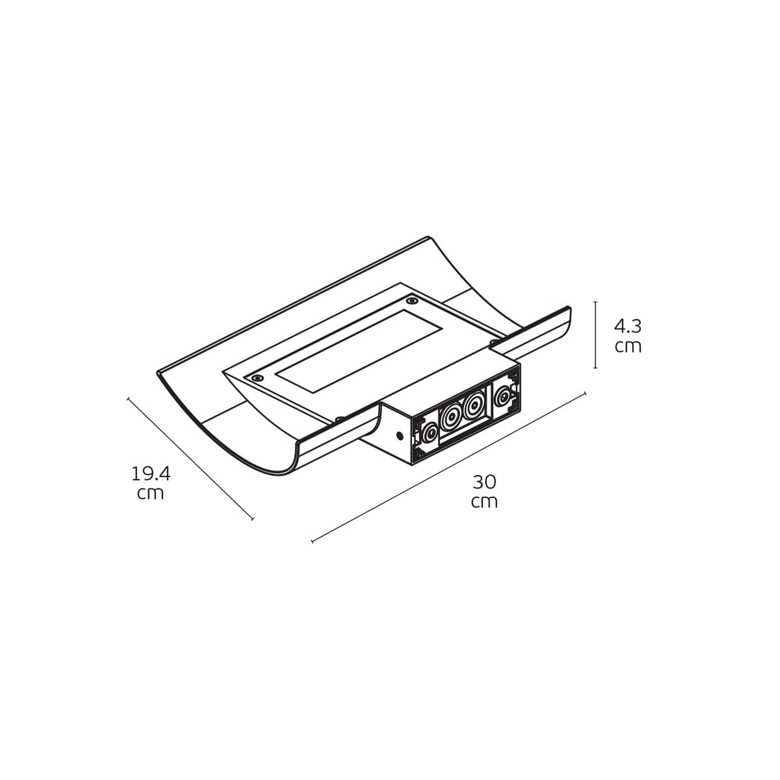VK Light Cape LED zidna svjetiljka IP65