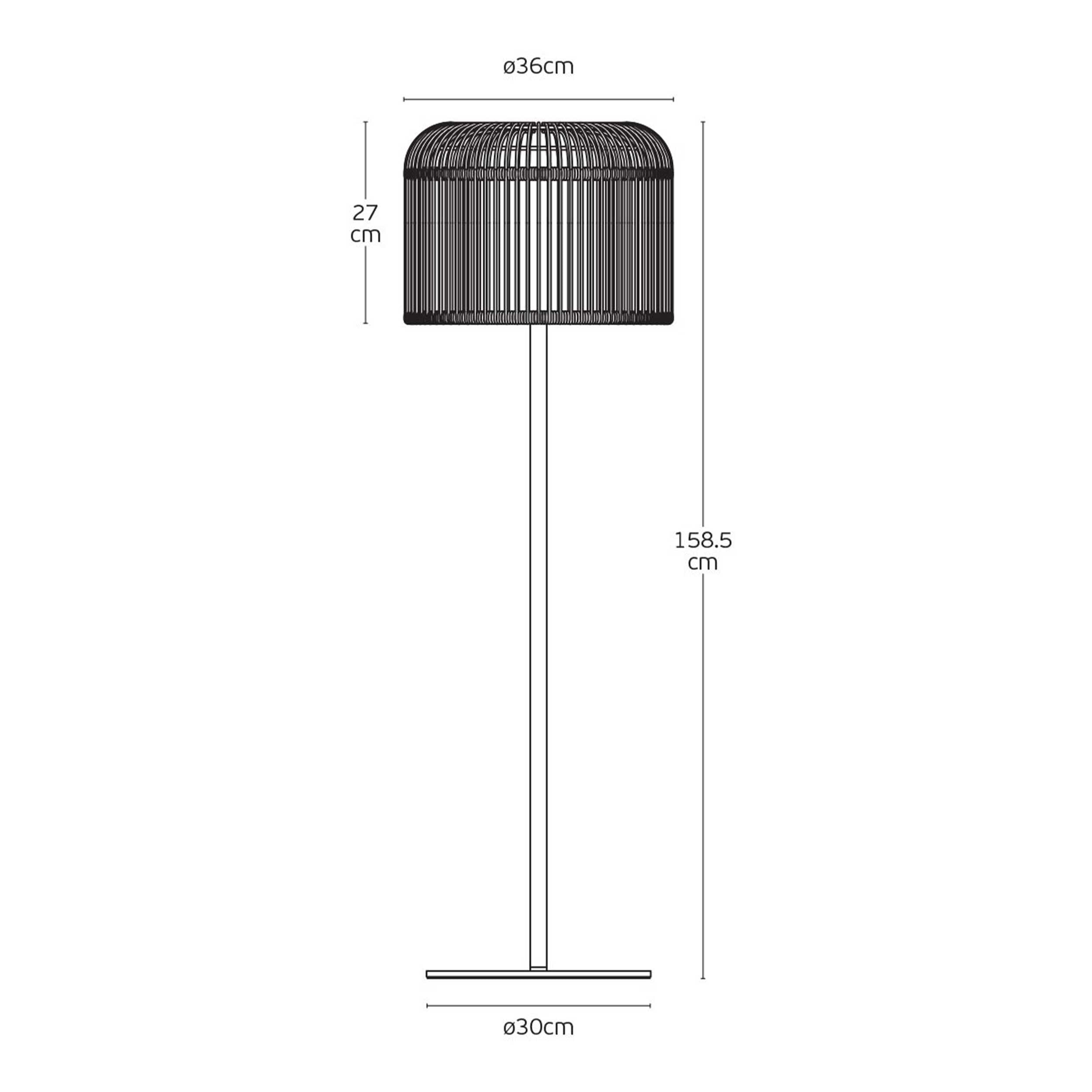 VK Light Keli E27 vanjska podna lampa IP44