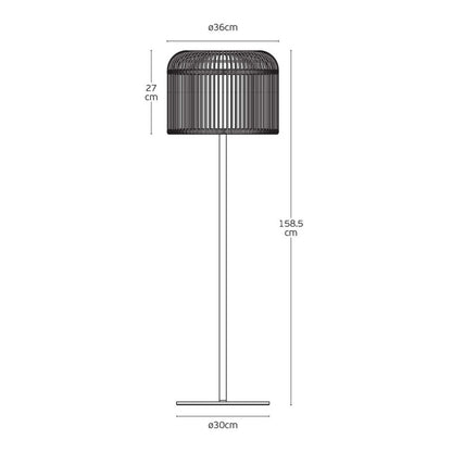 VK Light Keli E27 vanjska podna lampa IP44