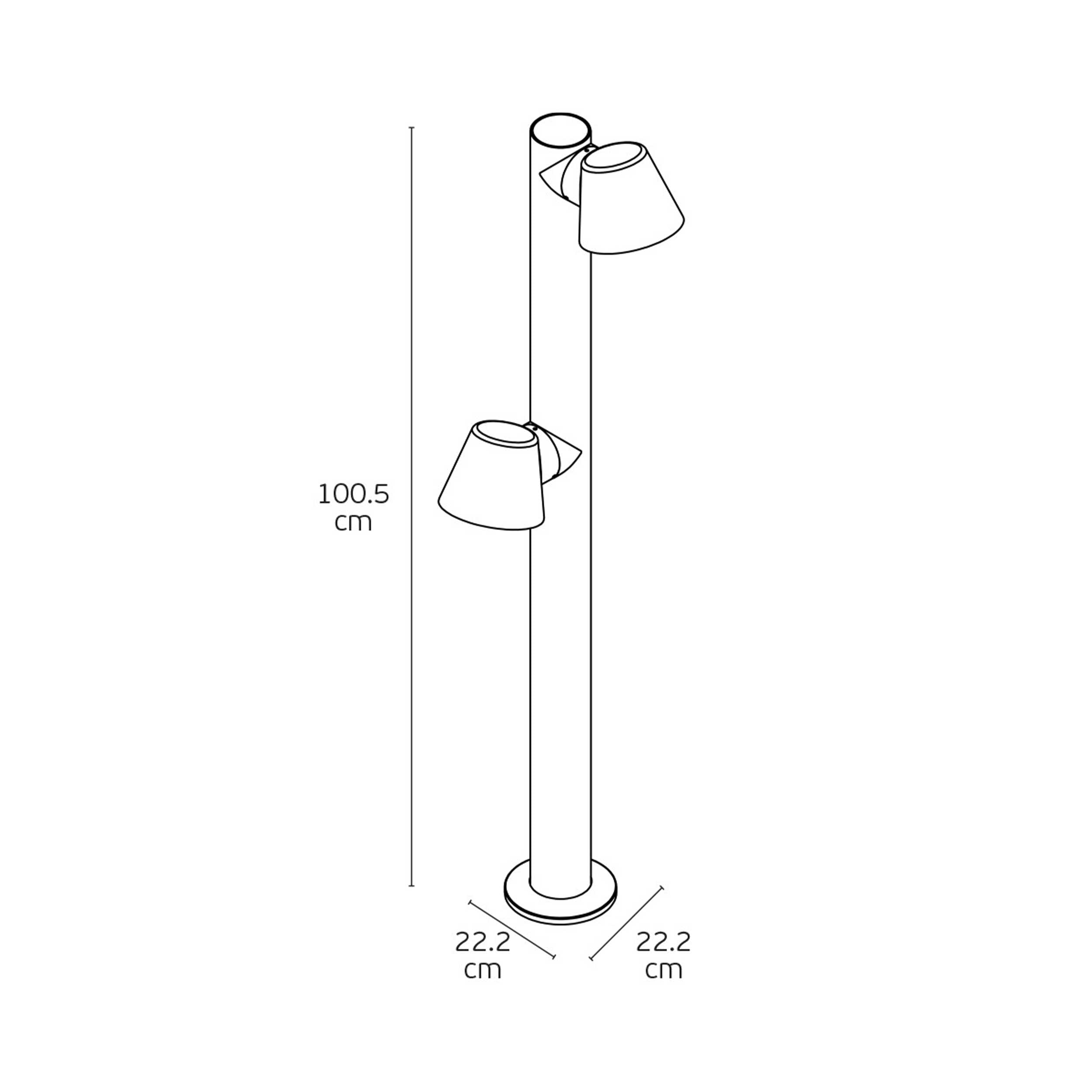 VK Light Kupo LED zidna svjetiljka IP65
