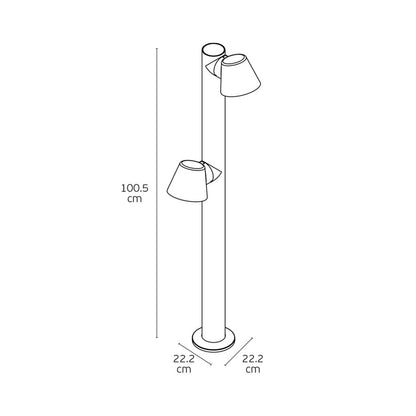 VK Light Kupo LED zidna svjetiljka IP65