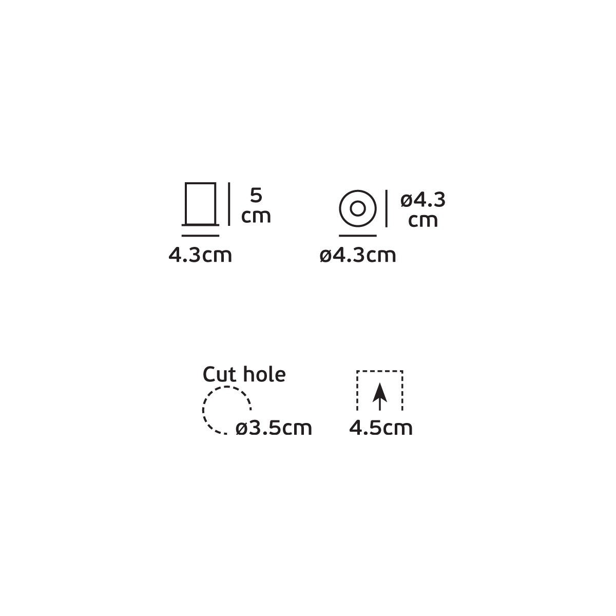 VK Light Bloc Zoom LED podna svjetiljka s podesivim kutom 15°–24°