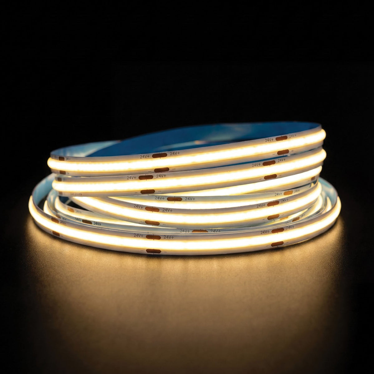 24V LED COB traka, CRI90, IP65, 3000K, prigušiva (5 m)