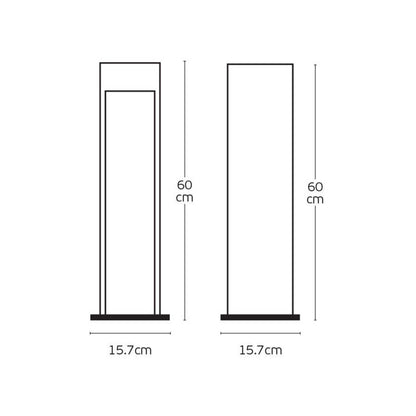 VK Light Natu II vanjska LED svjetiljka za stup IP65