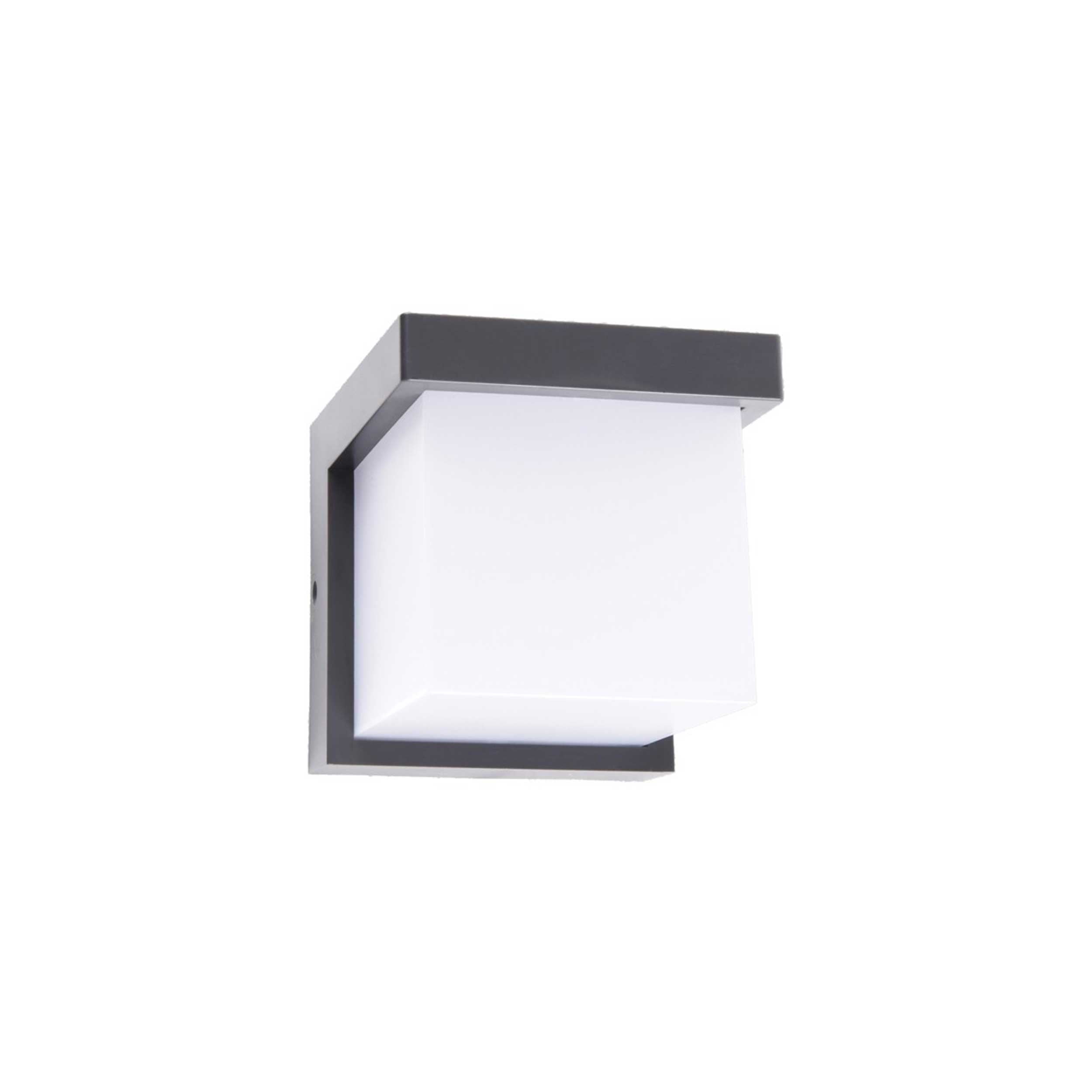VK Light Neon LED zidna svjetiljka, IP65, četvrtasta