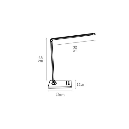 VK Light Nia Square LED stolna lampa, prigušiva, 3CCT