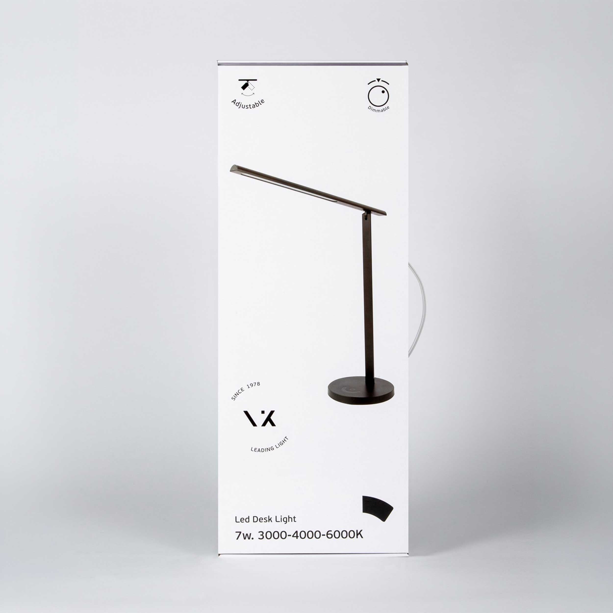 VK Light Nia LED linearna prigušiva stolna lampa 3CCT