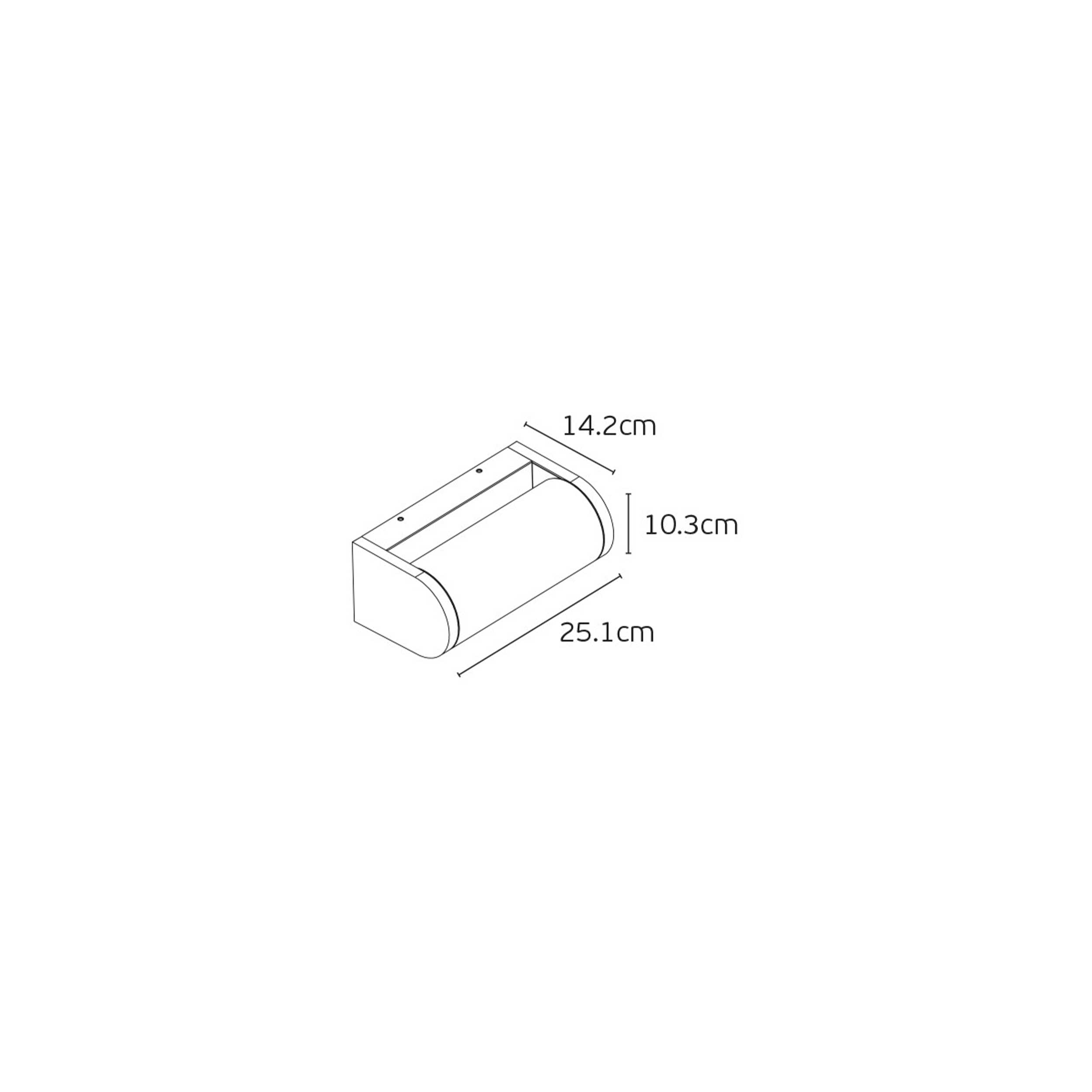 VK Light Shade LED zidna svjetiljka IP65