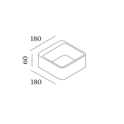Wever and Ducré TAPE nástěnné svítidlo IP65