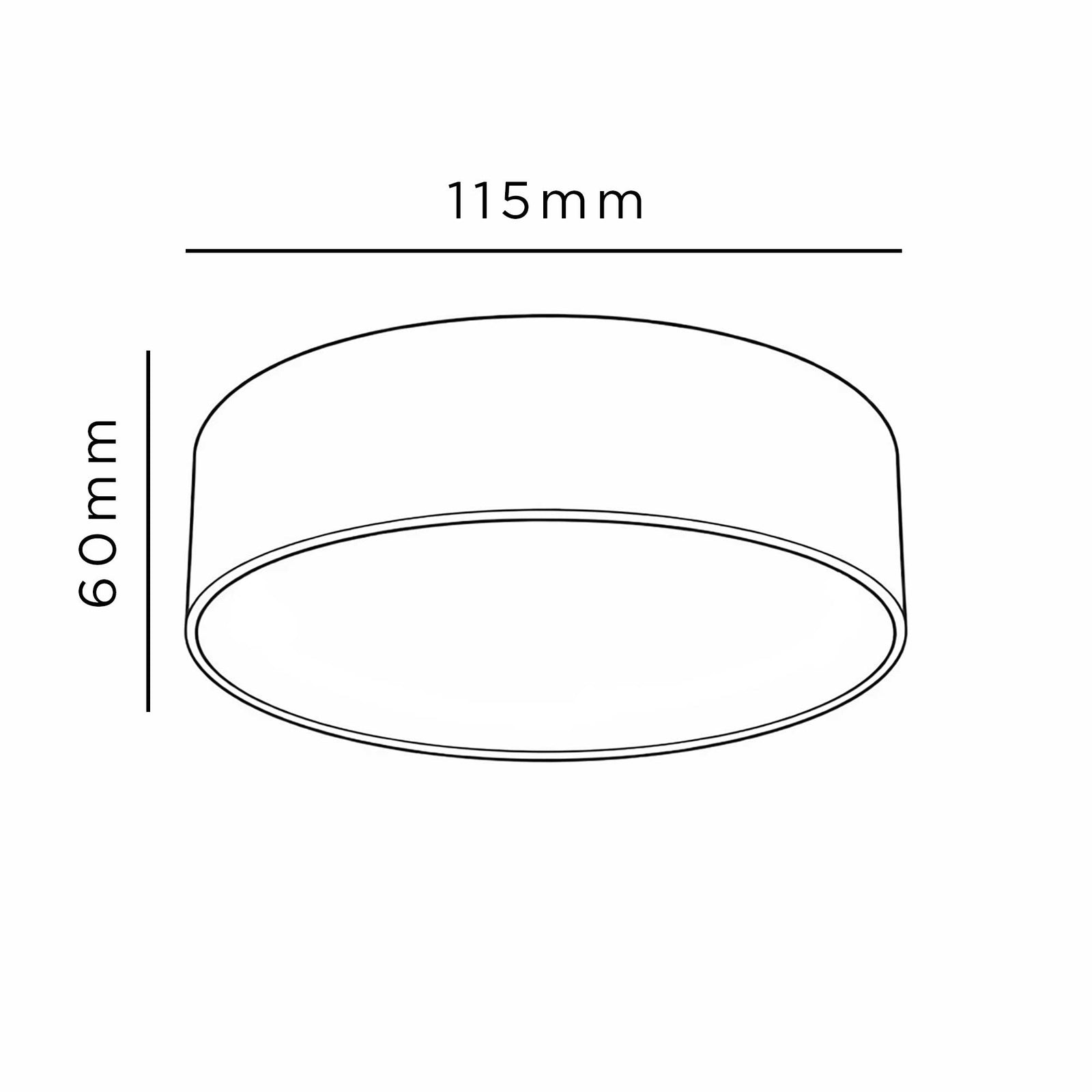 Fabio LED kružni površinski rasvjetni aparat CCT