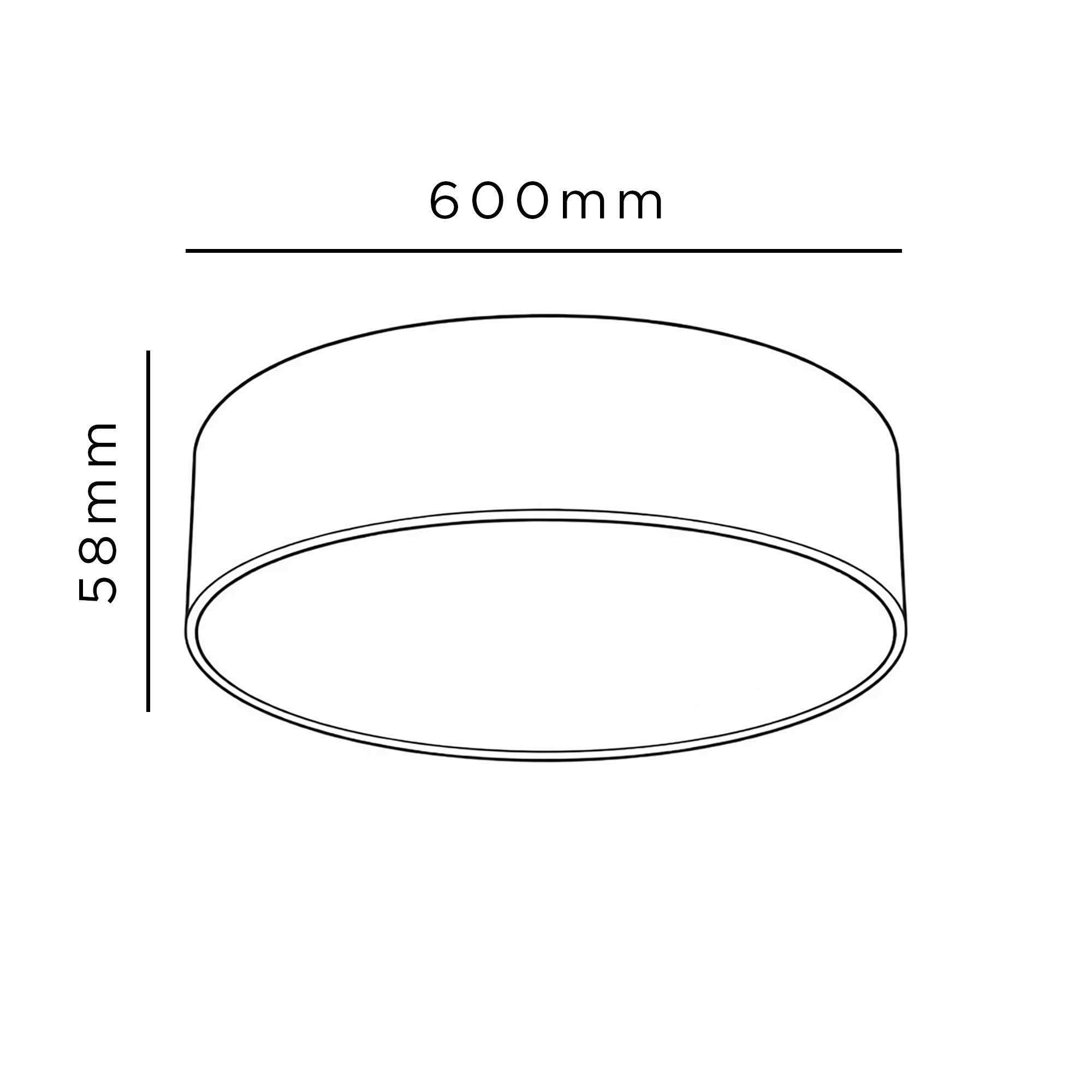 Fabio LED kružni površinski rasvjetni aparat CCT