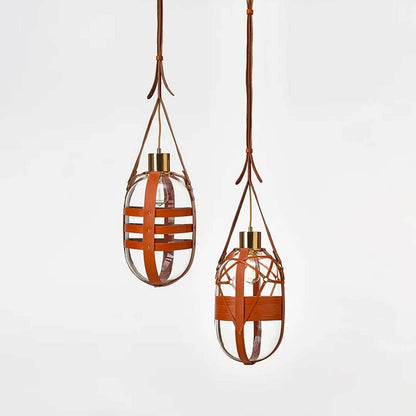 Bomma Tied-up romance E27 skleněné závěsné svítidlo