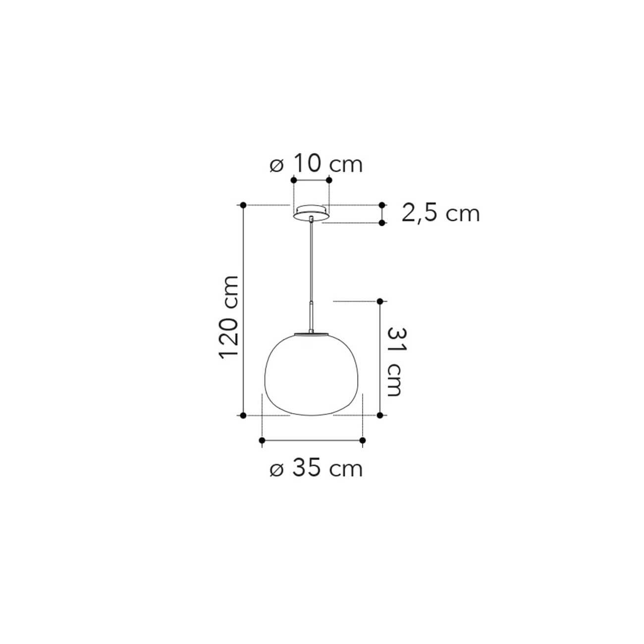 Faneurope Tolomeo E27 závěsné svítidlo